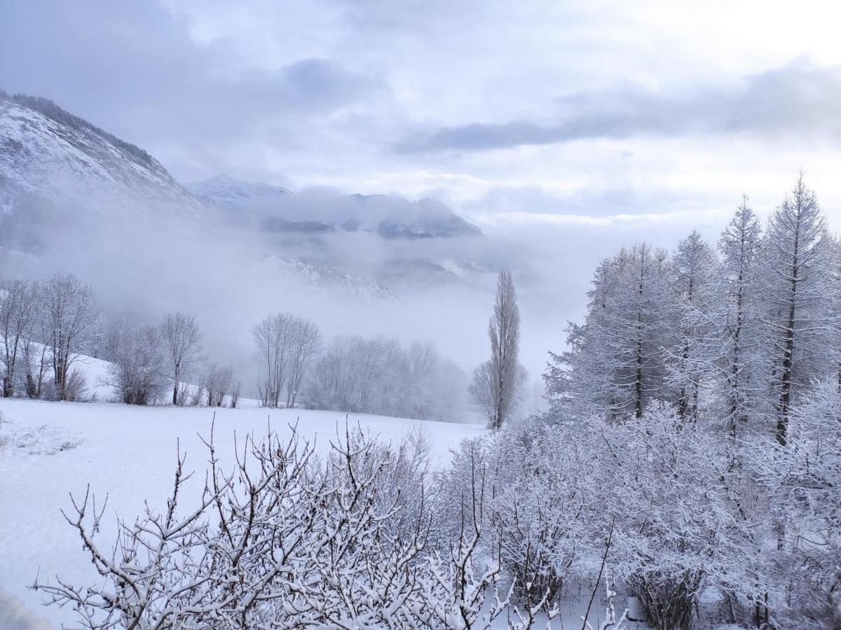 Bel Appartement Au Rez De Chaussee D'Un Chalet Jarrier Dış mekan fotoğraf